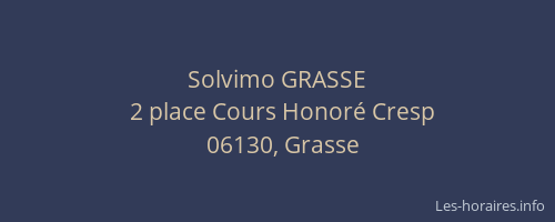 Solvimo GRASSE