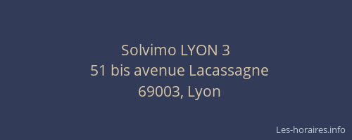 Solvimo LYON 3