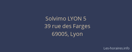 Solvimo LYON 5