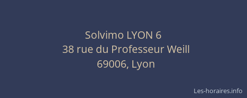Solvimo LYON 6