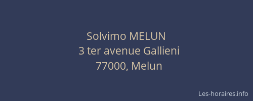Solvimo MELUN