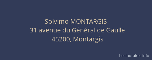 Solvimo MONTARGIS
