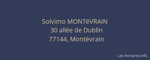 Solvimo MONTéVRAIN