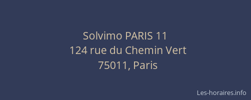 Solvimo PARIS 11