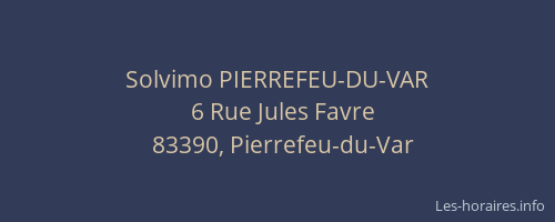 Solvimo PIERREFEU-DU-VAR