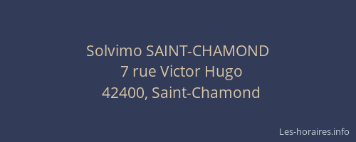 Solvimo SAINT-CHAMOND