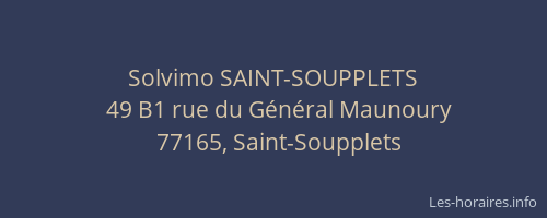 Solvimo SAINT-SOUPPLETS