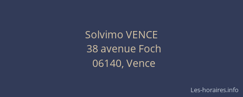 Solvimo VENCE