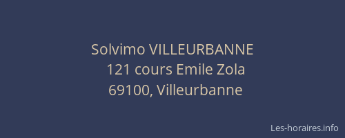 Solvimo VILLEURBANNE