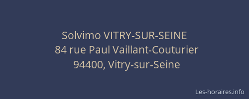 Solvimo VITRY-SUR-SEINE