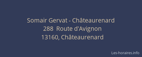 Somair Gervat - Châteaurenard