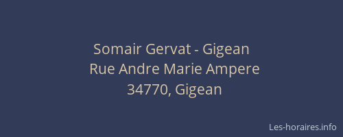 Somair Gervat - Gigean