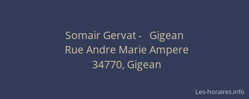 Somair Gervat -   Gigean