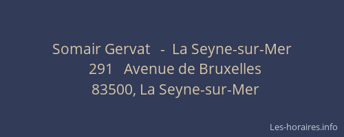 Somair Gervat   -  La Seyne-sur-Mer