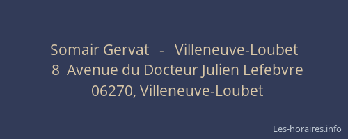 Somair Gervat   -   Villeneuve-Loubet
