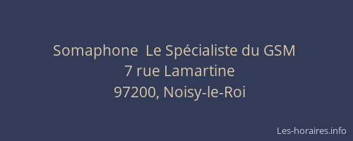Somaphone  Le Sp&eacute;cialiste du GSM 