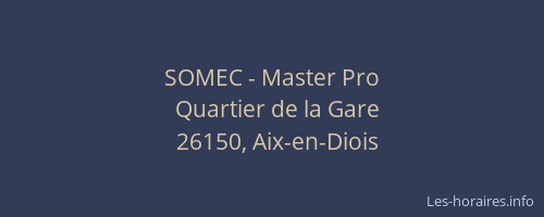 SOMEC - Master Pro