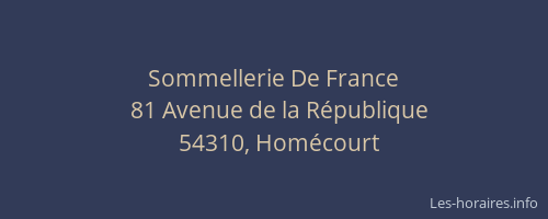 Sommellerie De France