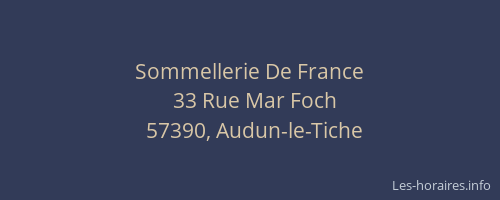 Sommellerie De France