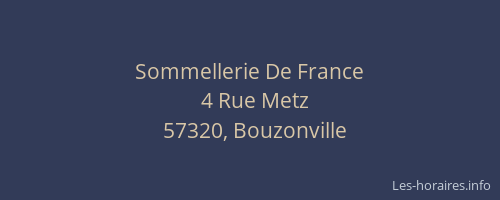 Sommellerie De France