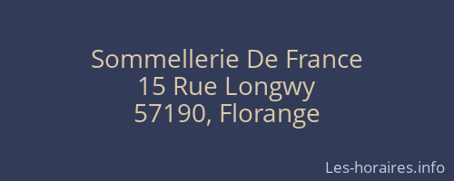 Sommellerie De France