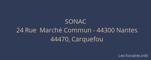 SONAC