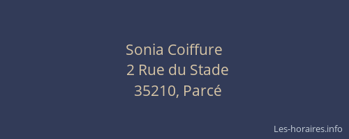 Sonia Coiffure