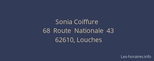 Sonia Coiffure