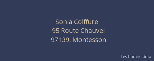 Sonia Coiffure