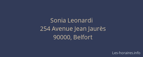 Sonia Leonardi