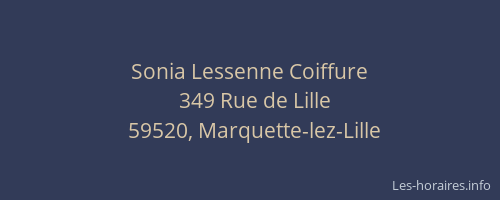 Sonia Lessenne Coiffure