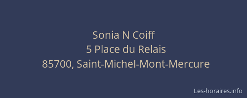 Sonia N Coiff