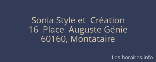 Sonia Style et  Création