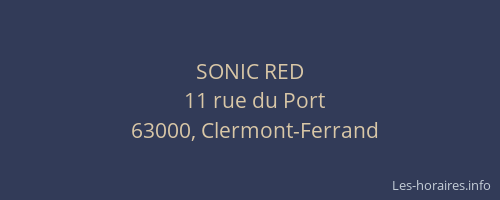 SONIC RED