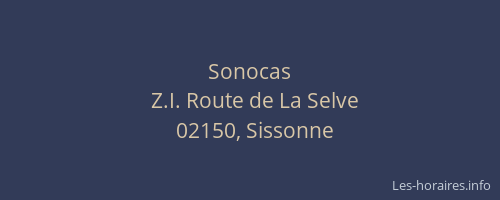 Sonocas