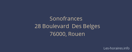 Sonofrances
