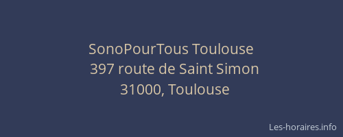 SonoPourTous Toulouse