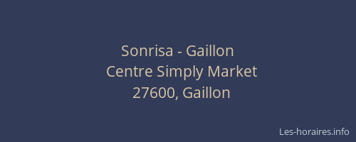 Sonrisa - Gaillon