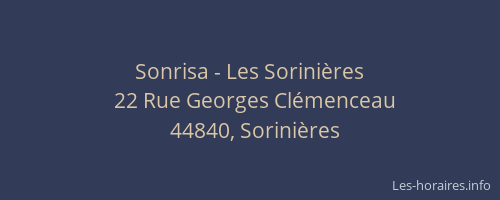 Sonrisa - Les Sorinières