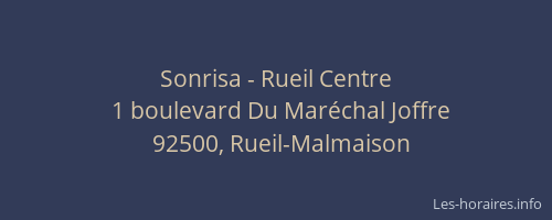 Sonrisa - Rueil Centre