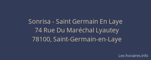 Sonrisa - Saint Germain En Laye