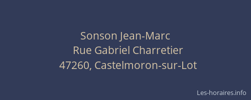 Sonson Jean-Marc