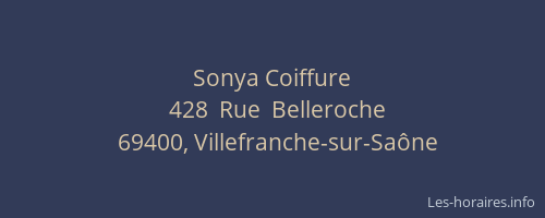 Sonya Coiffure
