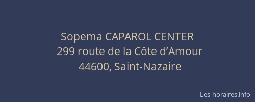 Sopema CAPAROL CENTER
