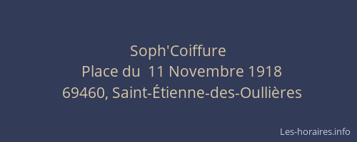 Soph'Coiffure