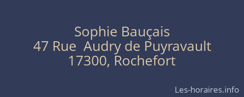 Sophie Bauçais