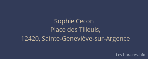 Sophie Cecon