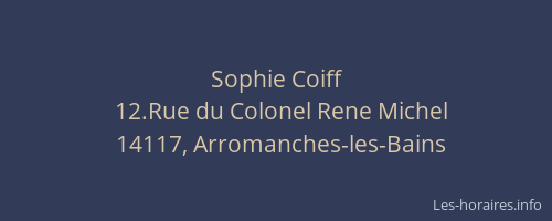 Sophie Coiff