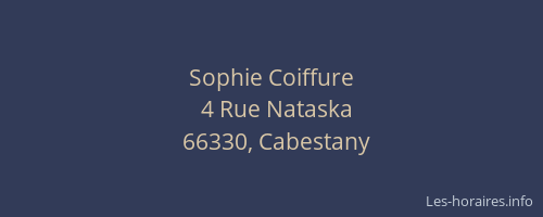 Sophie Coiffure