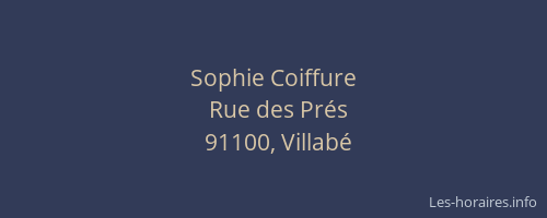 Sophie Coiffure